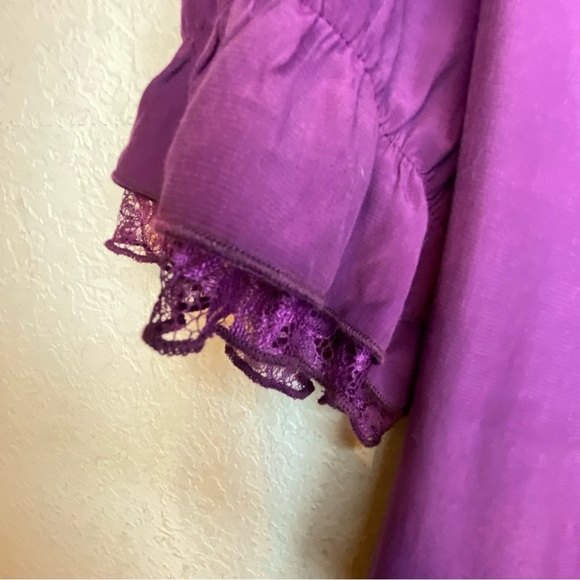 SCARLET DARKNESS Renaissance Goth Short Puff Sleeve Sweetheart Collar Corset Top - Picture 13 of 16